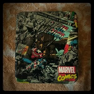 Marvel Comics Captain America Men's Slimfold Walle